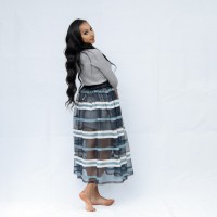 Liyu See-Thru Skirt