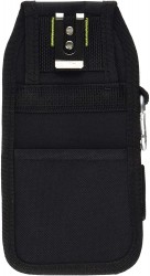 AWP - Organizer Tool Pouch with 7 Pockets and Loops, Belt Clip, black and gray