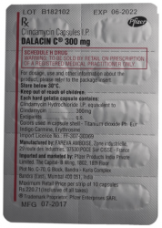 Dalacin C 300mg Capsules - 16 Tablets