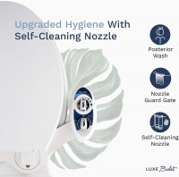 LUXE Bidet Neo 120 - Self Cleaning Nozzle - Fresh Water Non-Electric Mechanical Bidet Toilet Attachment