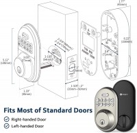 Orange IOT - Keyless Entry Deadbolt Lock with Electronic Keypad Door Lock, Auto Lock