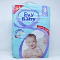 Evy Baby Midi Jumbo Diapers - 68 pcs